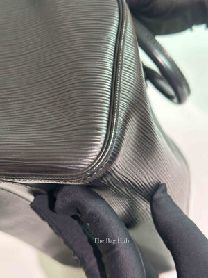 Louis Vuitton Black Epi Leather Speedy 25 Bag