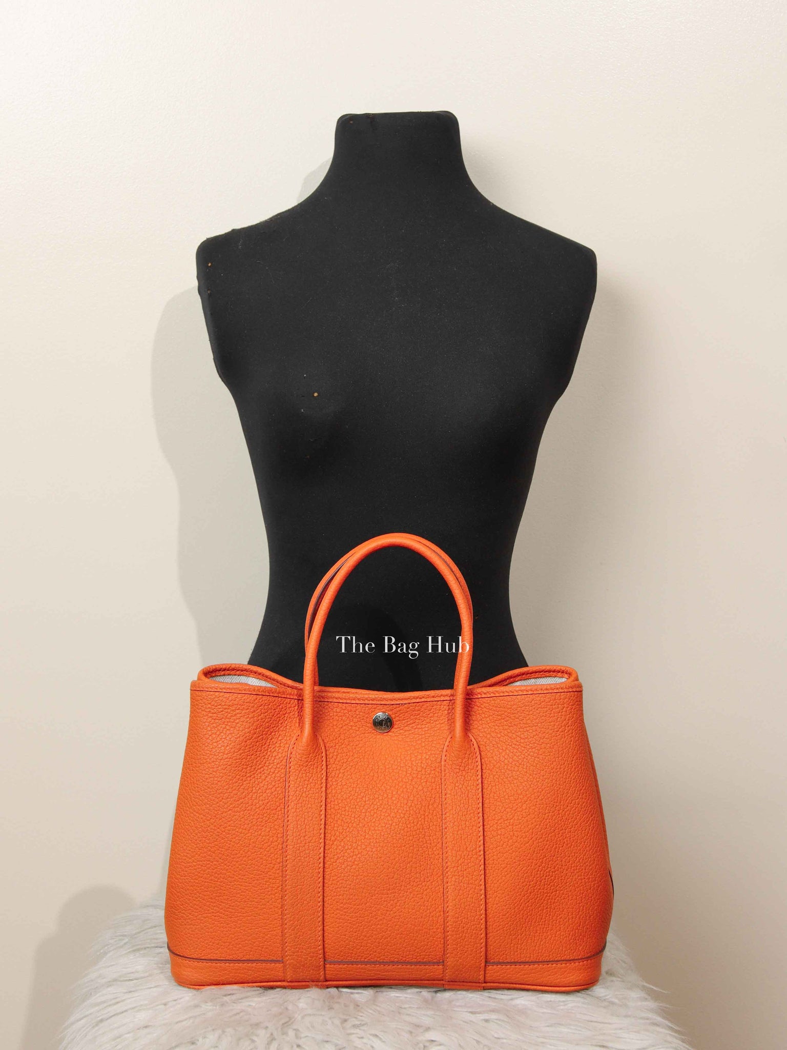 Hermes Orange Negonda Garden Party 30 Bag