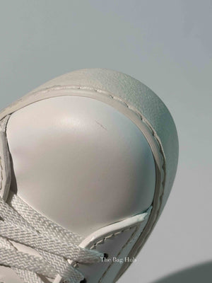 Valentino White Leather Rockstud Untitled Sneakers Size 36