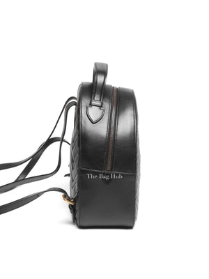 Gucci Black Calfskin Matelasse GG Marmont Dome Backpack
