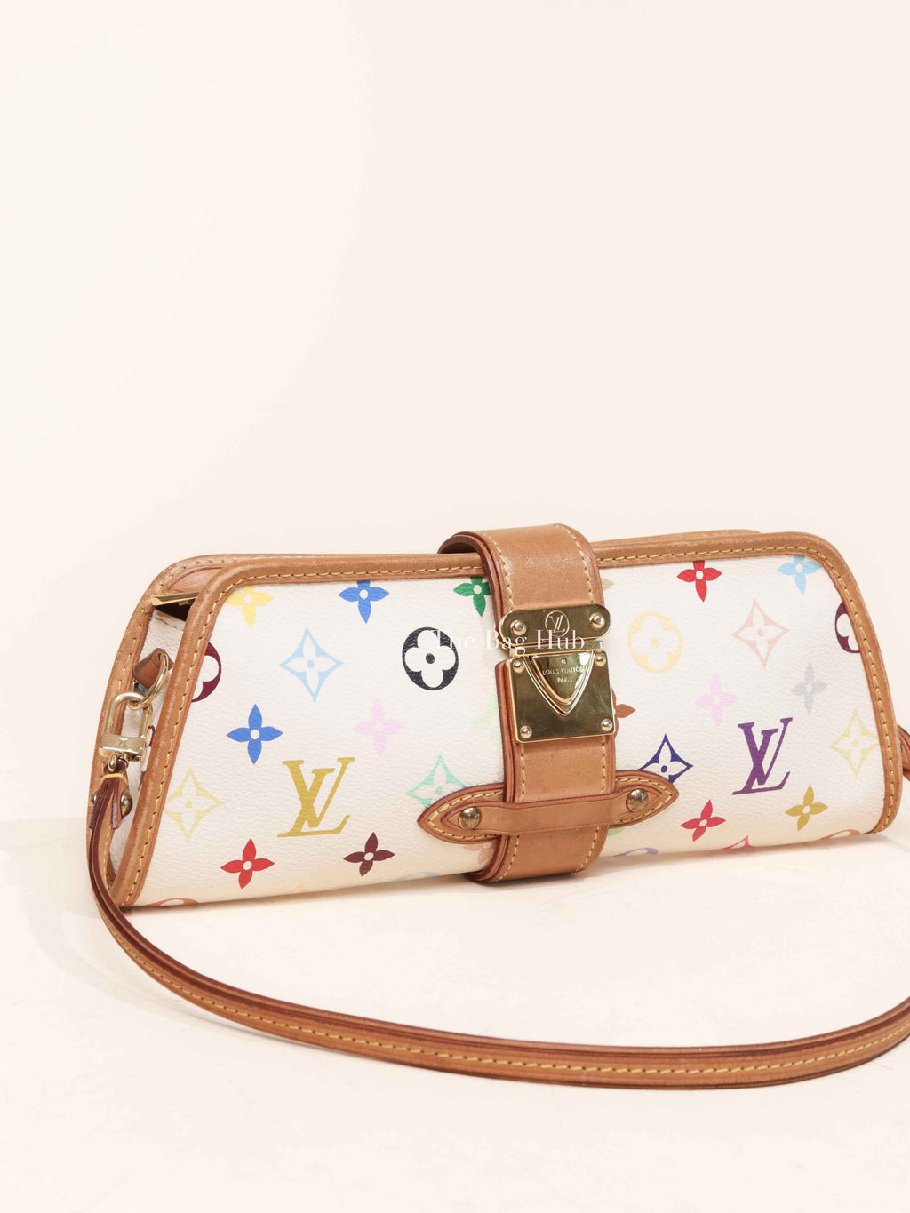Louis Vuitton x Takashi Murakami Multicolor Monogram Canvas Shirley Shoulder Bag