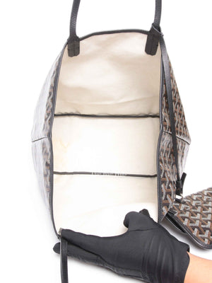 Goyard Black Saint Louis PM Tote Bag