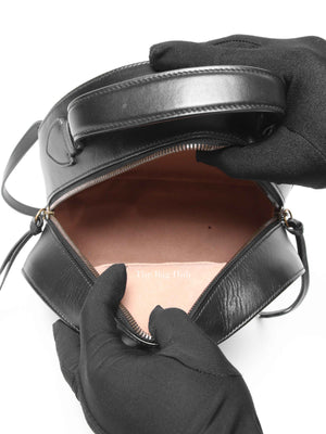 Gucci Black Calfskin Matelasse GG Marmont Dome Backpack