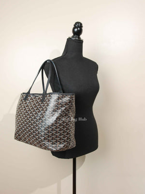 Goyard Black Saint Louis PM Tote Bag