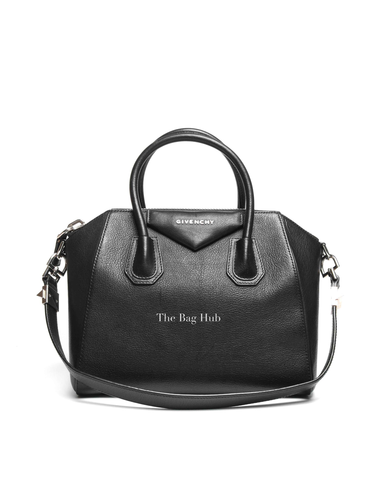 Givenchy Black Leather Antigona Medium Bag