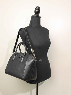 Givenchy Black Leather Antigona Medium Bag