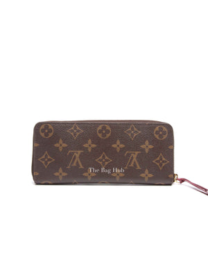 Louis Vuitton Fuchsia Monogram Canvas Clemence Long Wallet