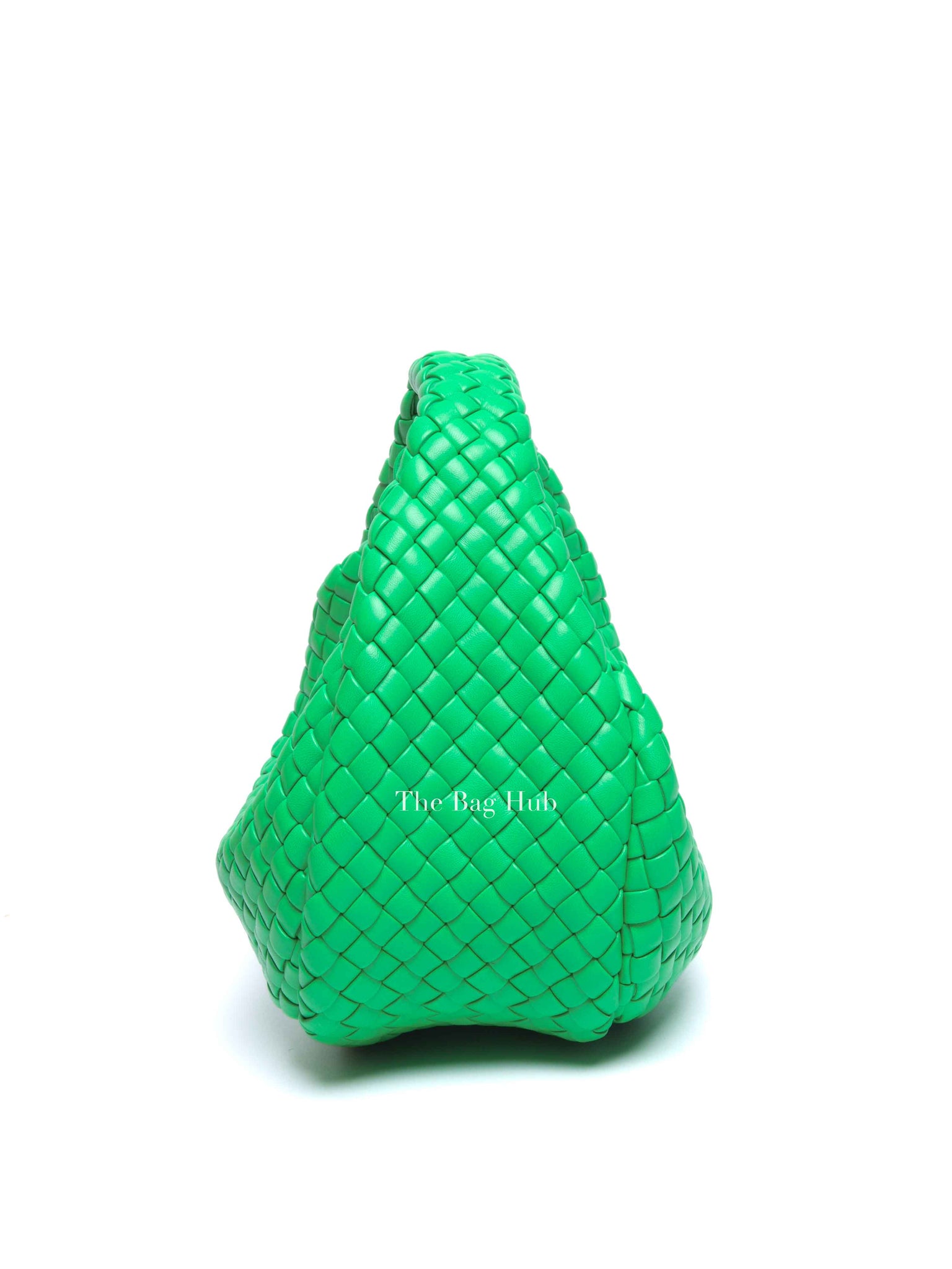 Bottega Veneta Parakeet Green Intrecciato Leather Mini Padded Jodie Hobo Bag