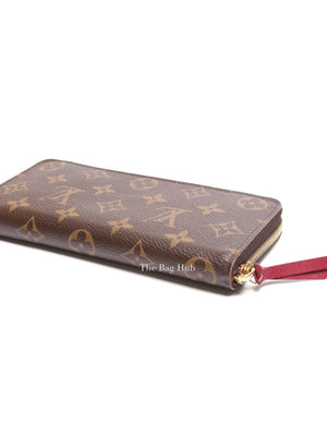 Louis Vuitton Fuchsia Monogram Canvas Clemence Long Wallet