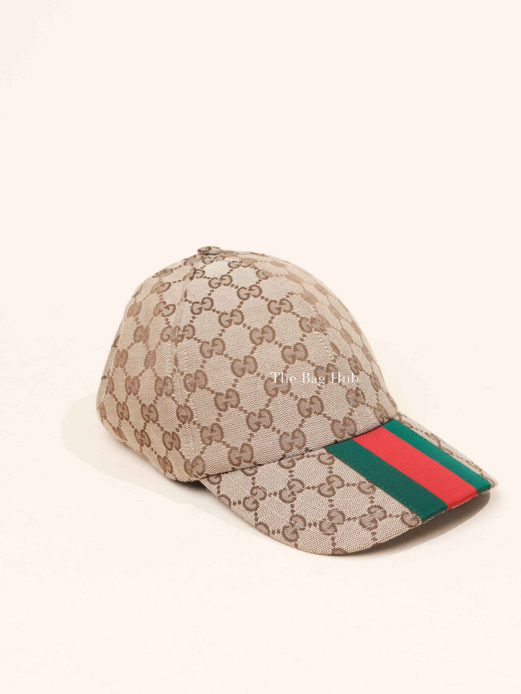 Gucci Brown Canvas Original GG Baseball Hat XXL