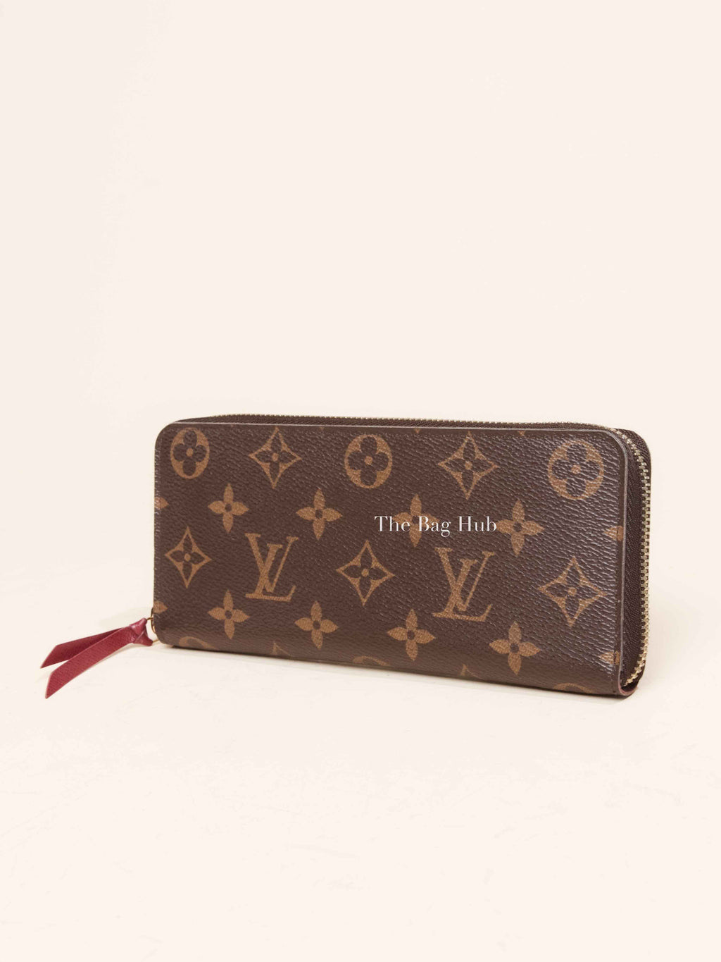Louis Vuitton Fuchsia Monogram Canvas Clemence Long Wallet