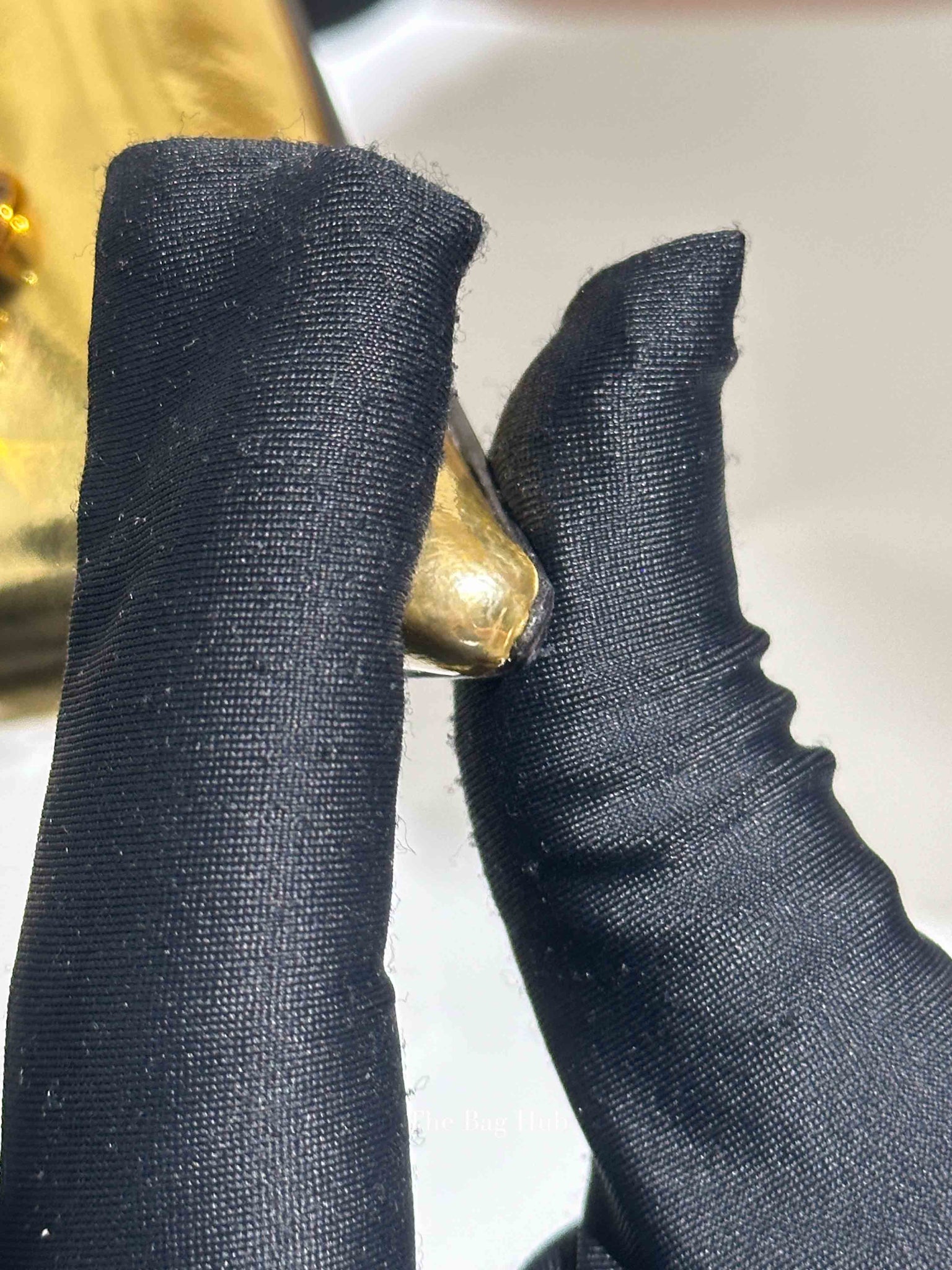 Versace Gold Patent Leather Medusa Slingback Flats Size 40