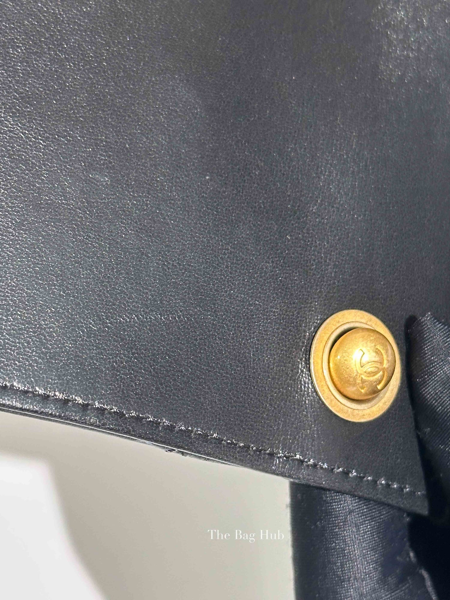 Chanel Black Lambskin Quilted Pillow Crush Wallet On Chain