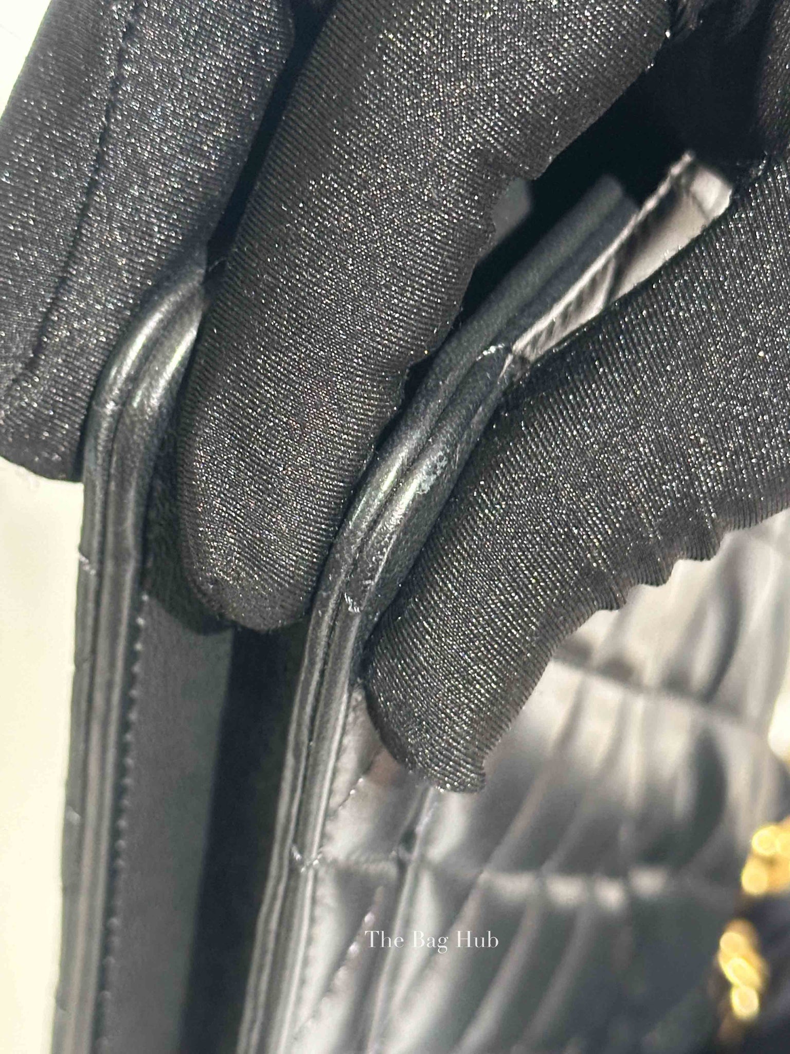 Chanel Black Lambskin Quilted Pillow Crush Wallet On Chain