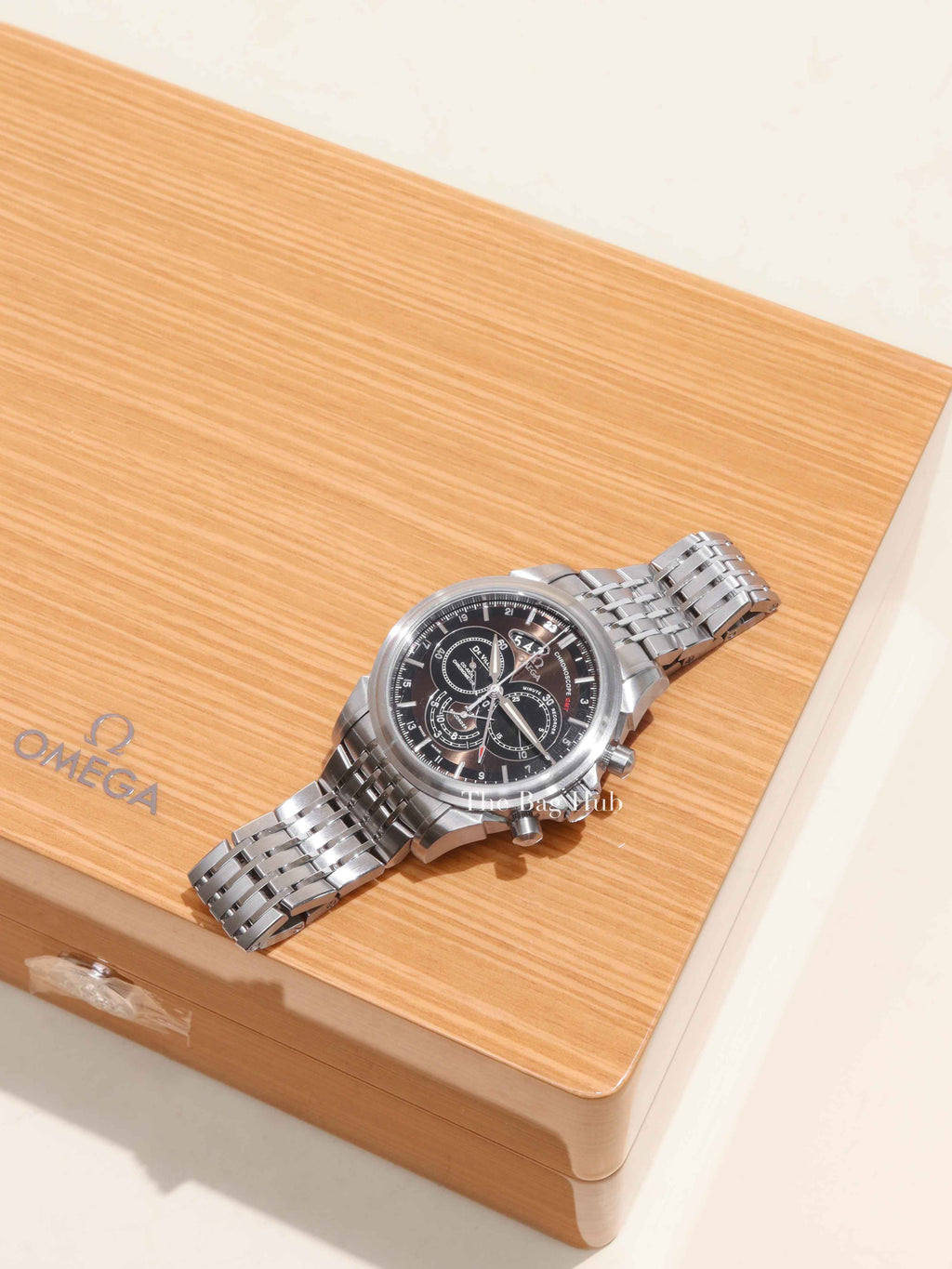 Omega Deville Stainless Steel Co-Axial Chronoscope Watch 44mm