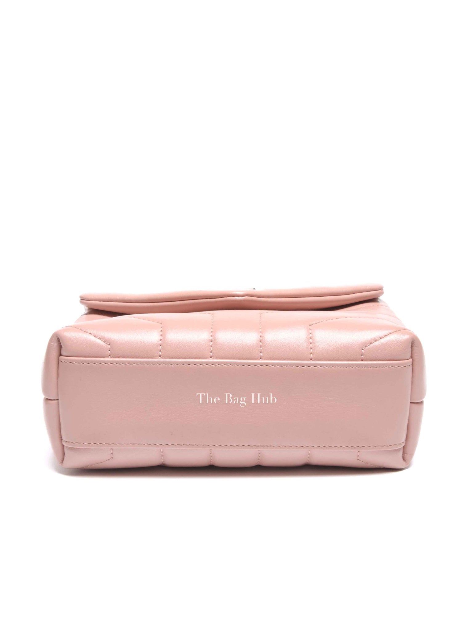 Saint Laurent Tender Pink Calfskin Y Quilted Monogram Toy Loulou Crossbody Bag