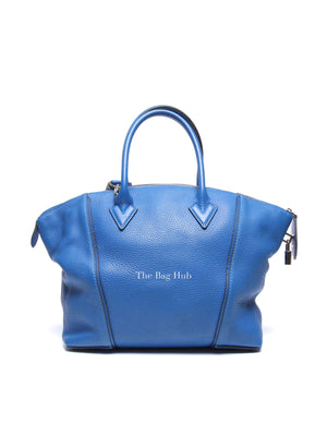 Louis Vuitton Bleu Veau Leather Cachemire Soft Lockit PM Bag