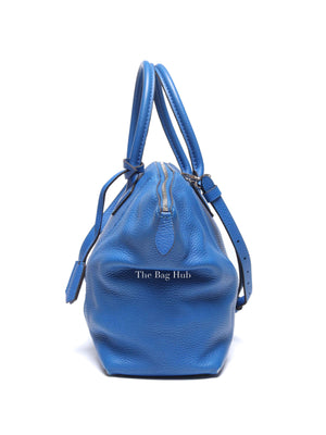 Louis Vuitton Bleu Veau Leather Cachemire Soft Lockit PM Bag