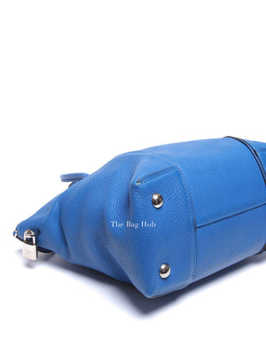 Louis Vuitton Bleu Veau Leather Cachemire Soft Lockit PM Bag