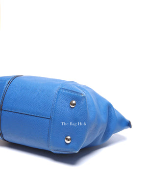 Louis Vuitton Bleu Veau Leather Cachemire Soft Lockit PM Bag