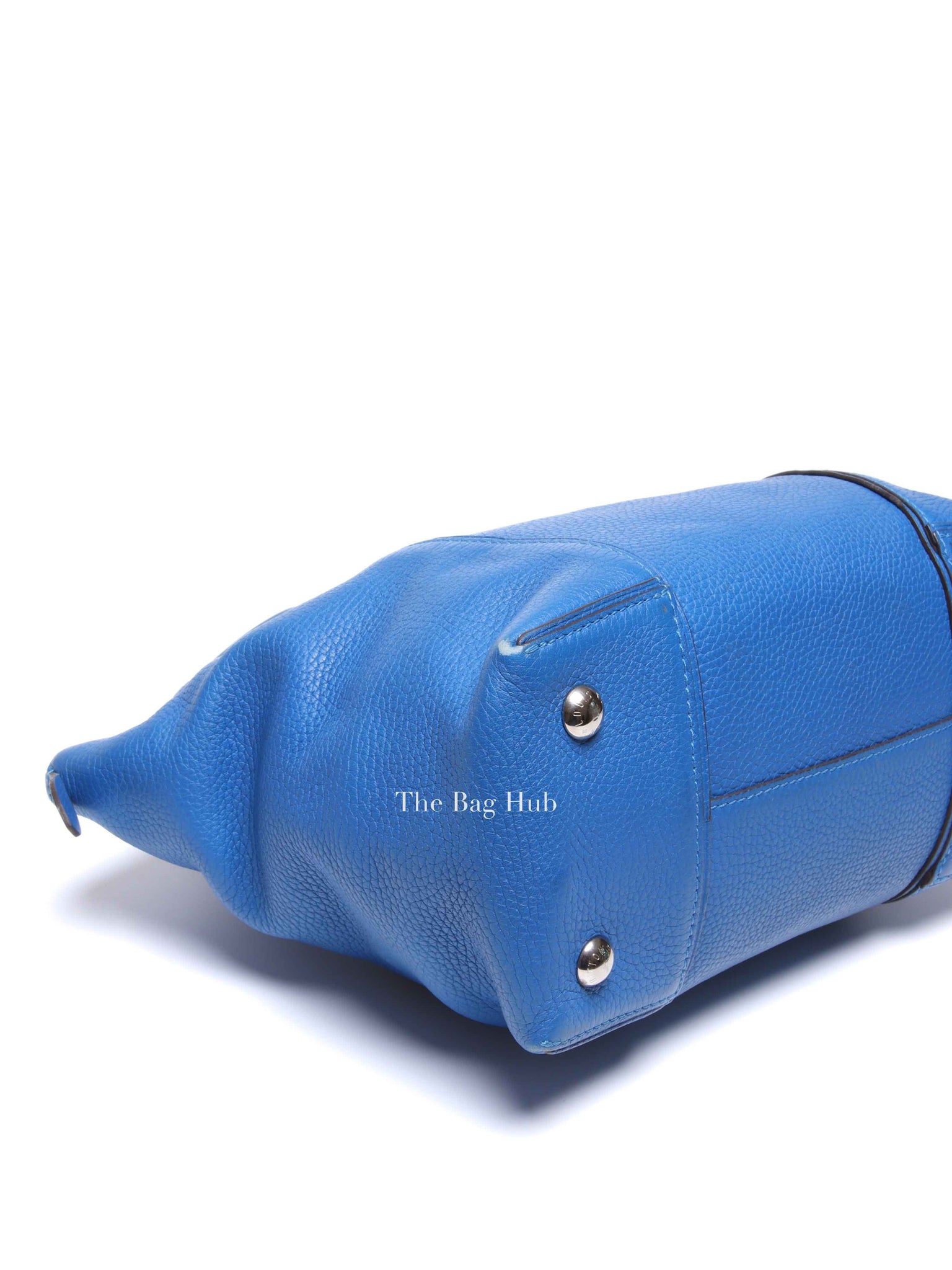 Louis Vuitton Bleu Veau Leather Cachemire Soft Lockit PM Bag