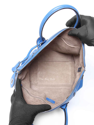 Louis Vuitton Bleu Veau Leather Cachemire Soft Lockit PM Bag