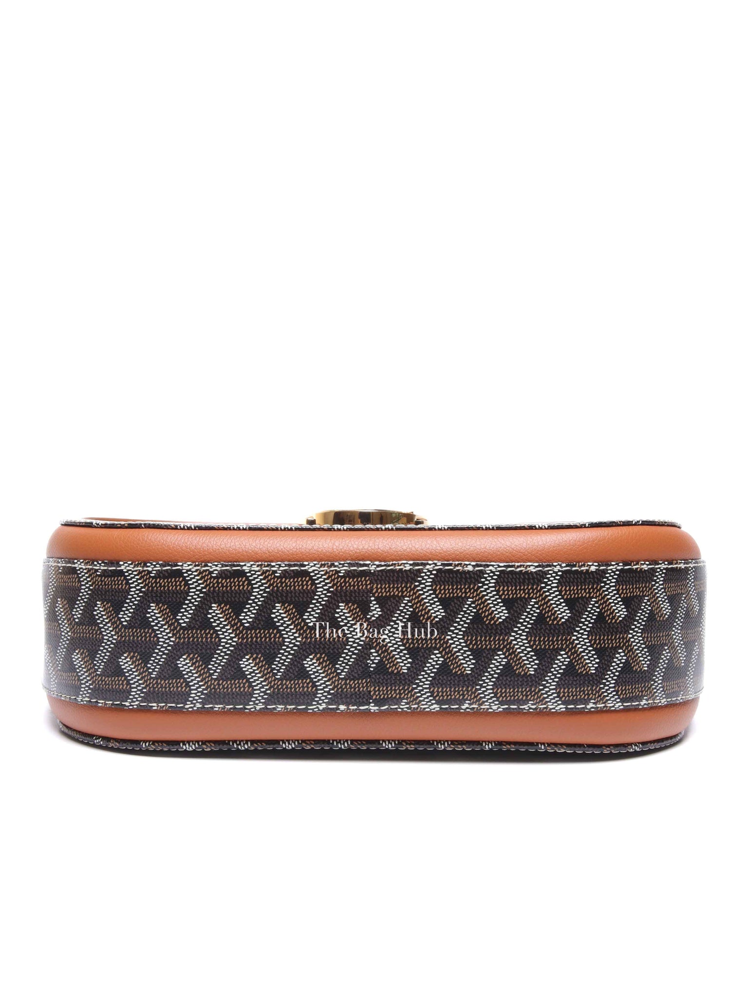 Goyard Black/Tan Goyardine 233 PM Shoulder Bag