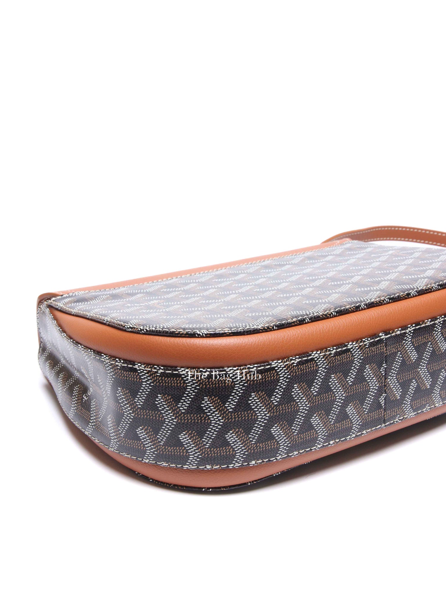 Goyard Black/Tan Goyardine 233 PM Shoulder Bag