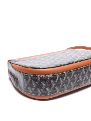 Goyard Black/Tan Goyardine 233 PM Shoulder Bag