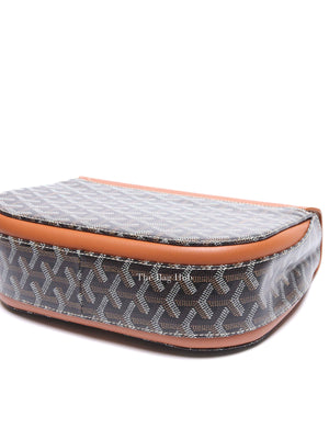 Goyard Black/Tan Goyardine 233 PM Shoulder Bag