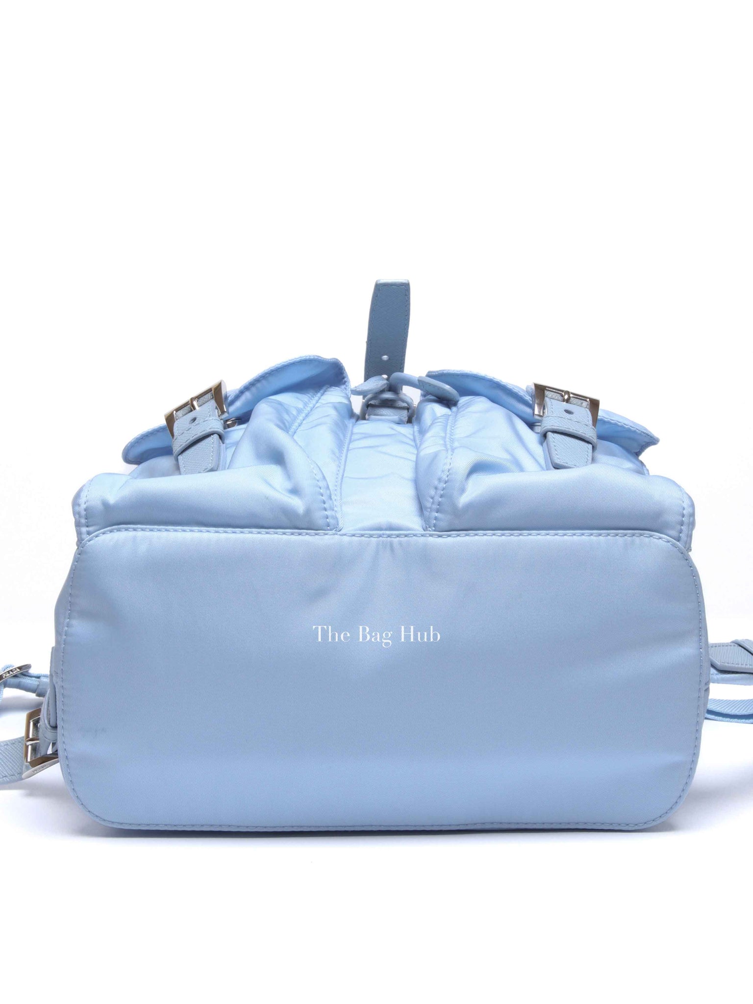 Prada Celeste Vela Small Re-Nylon Backpack 1BZ677