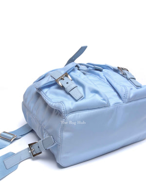 Prada Celeste Vela Small Re-Nylon Backpack 1BZ677