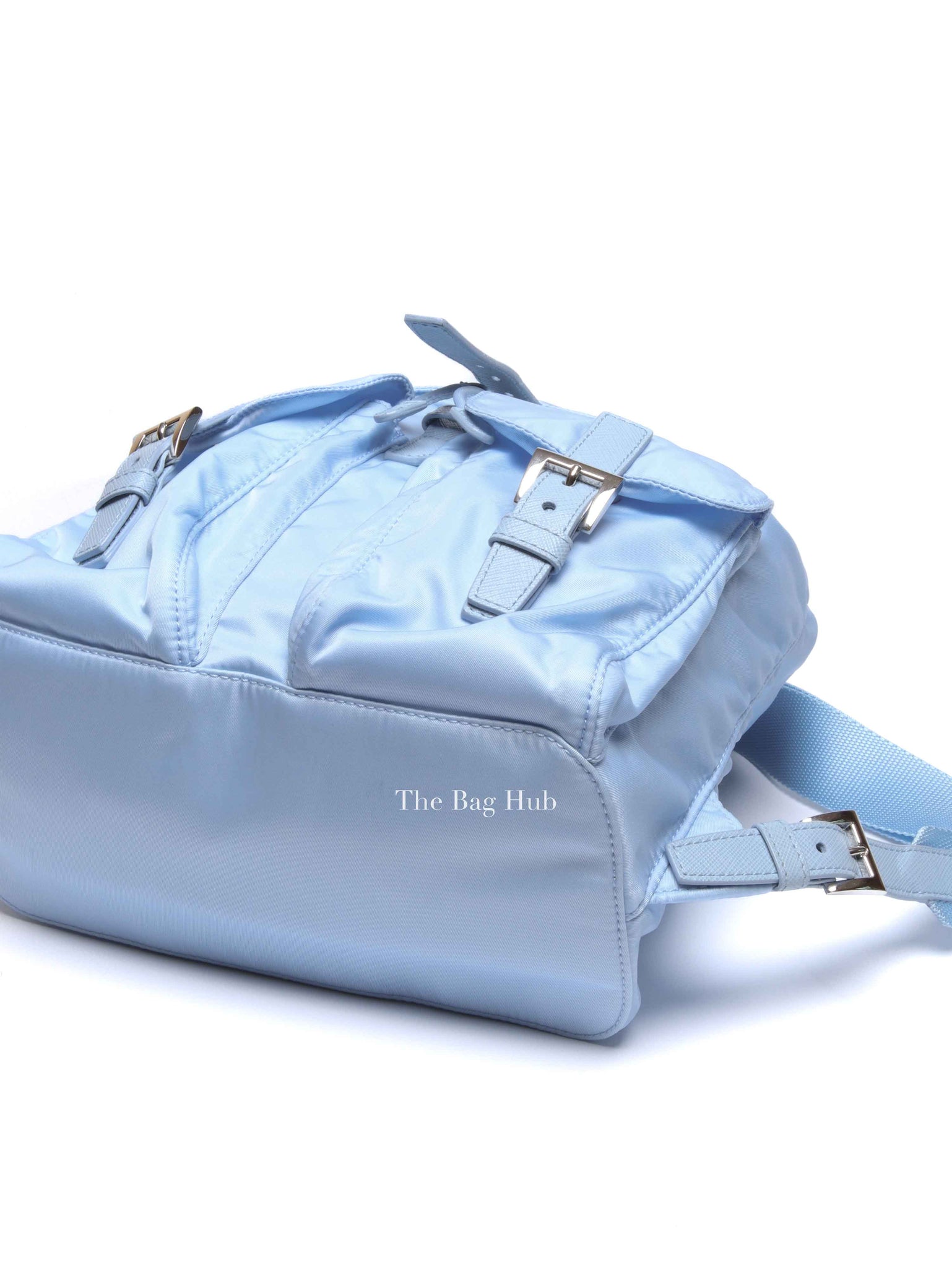 Prada Celeste Vela Small Re-Nylon Backpack 1BZ677