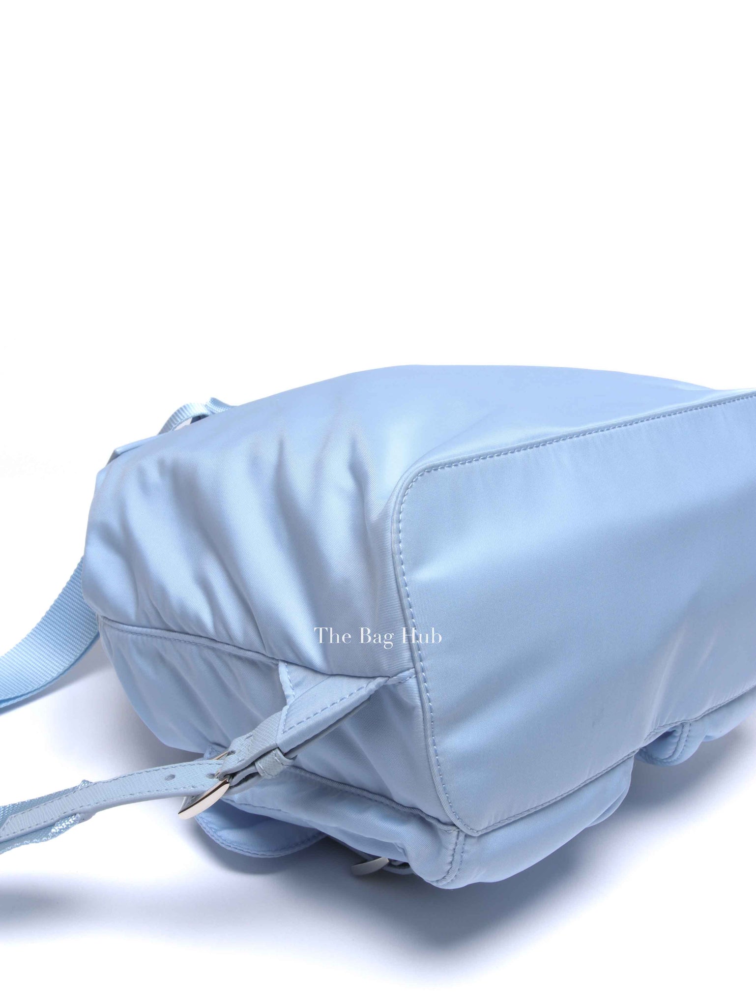 Prada Celeste Vela Small Re-Nylon Backpack 1BZ677