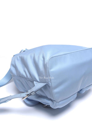 Prada Celeste Vela Small Re-Nylon Backpack 1BZ677