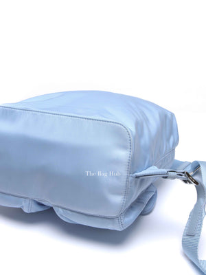 Prada Celeste Vela Small Re-Nylon Backpack 1BZ677