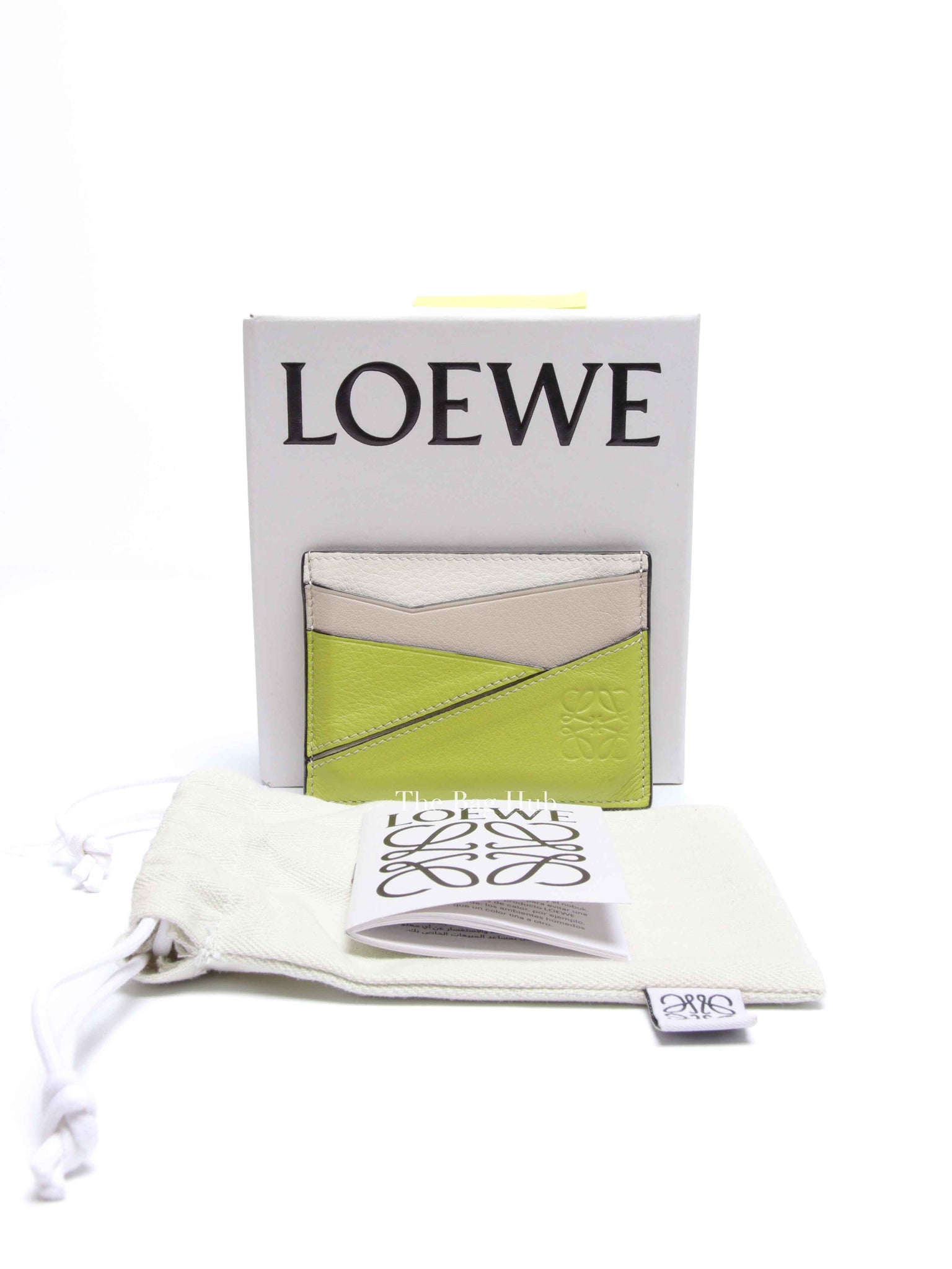 Loewe Multi-Color Leather Puzzle Card Case
