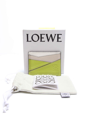 Loewe Multi-Color Leather Puzzle Card Case