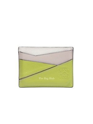 Loewe Multi-Color Leather Puzzle Card Case