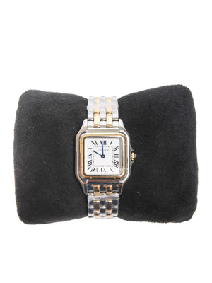 Cartier Yellow Gold and Steel Panthere Medium Watch 27x37 mm