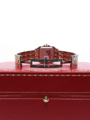 Cartier Yellow Gold and Steel Panthere Medium Watch 27x37 mm