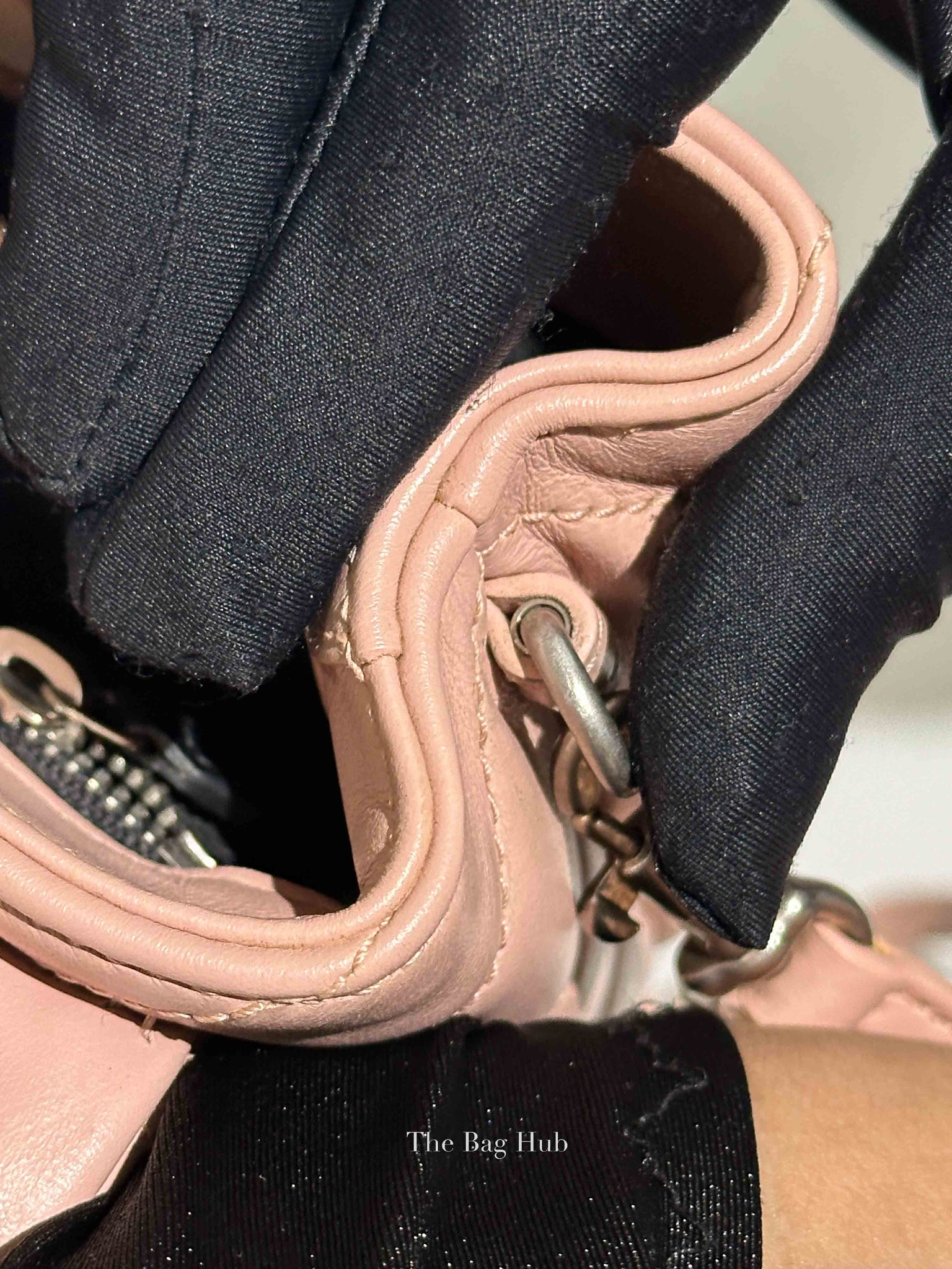 Saint Laurent Tender Pink Calfskin Y Quilted Monogram Toy Loulou Crossbody Bag