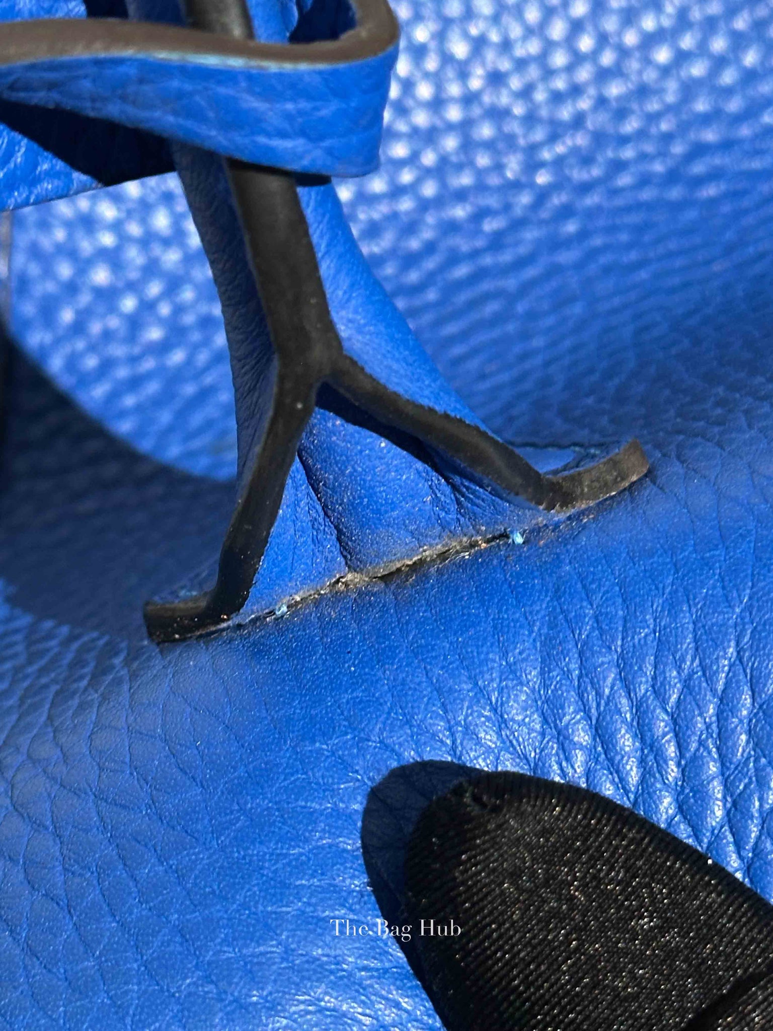 Louis Vuitton Bleu Veau Leather Cachemire Soft Lockit PM Bag