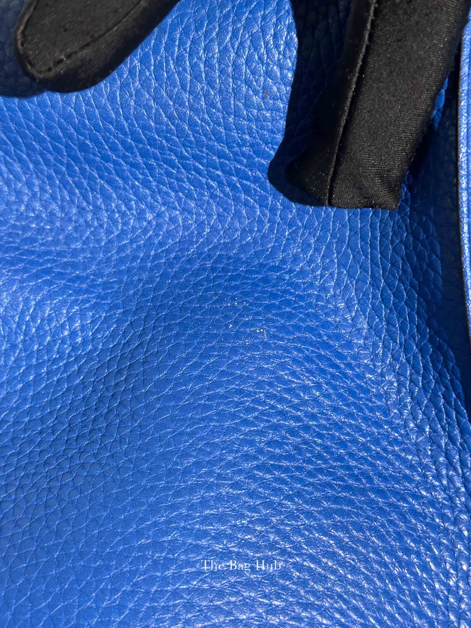 Louis Vuitton Bleu Veau Leather Cachemire Soft Lockit PM Bag