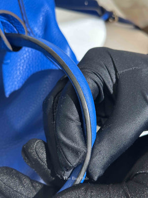 Louis Vuitton Bleu Veau Leather Cachemire Soft Lockit PM Bag