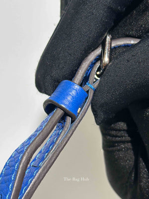 Louis Vuitton Bleu Veau Leather Cachemire Soft Lockit PM Bag
