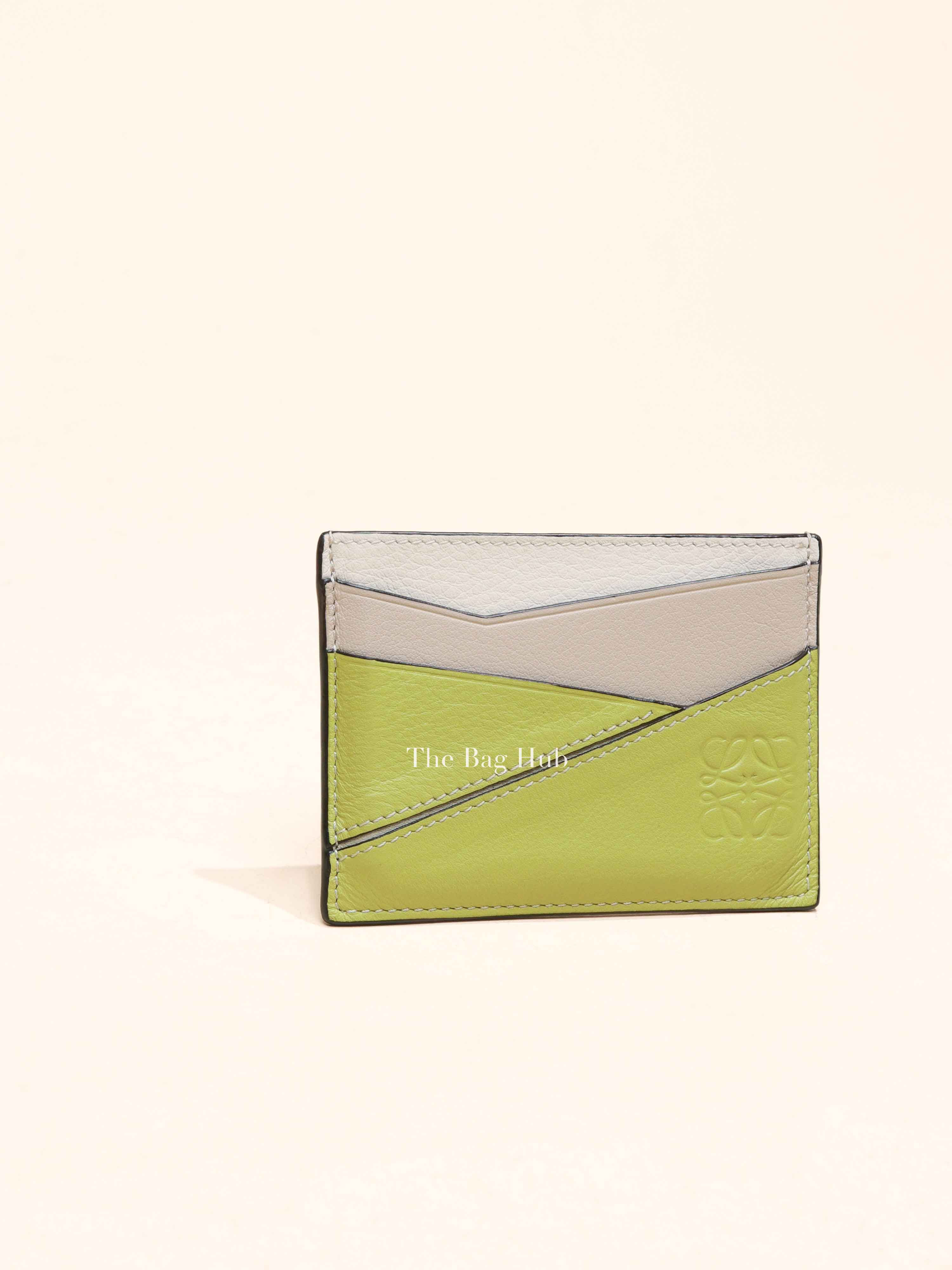 Loewe Multi-Color Leather Puzzle Card Case | Designer Brand