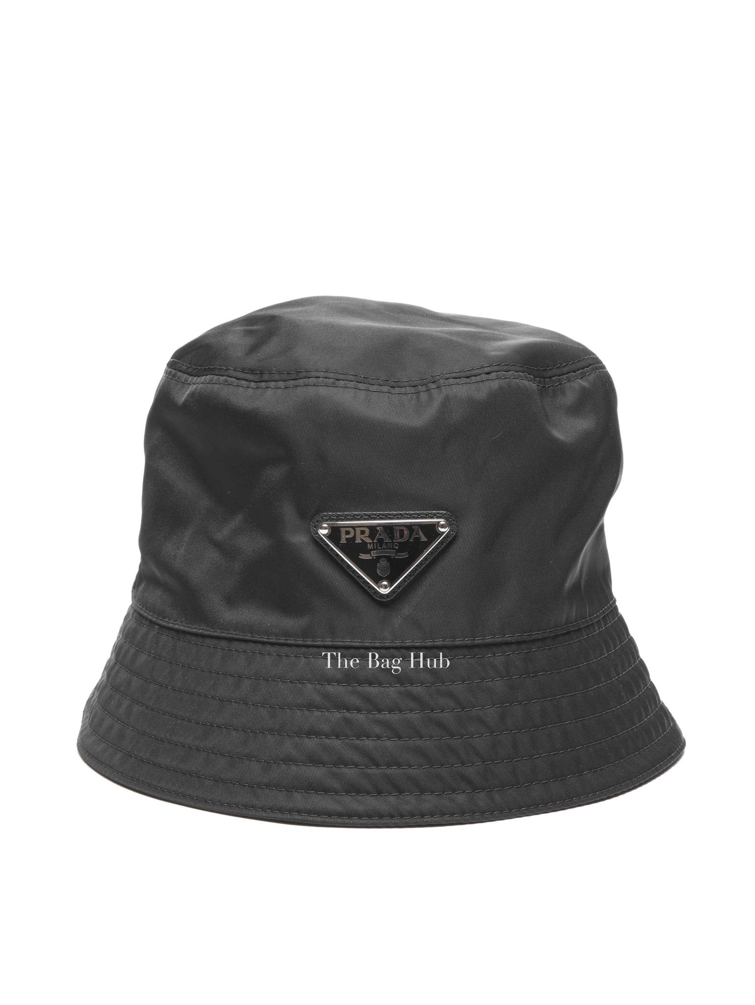 Prada Black Re-Nylon Bucket Hat M