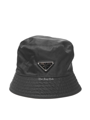Prada Black Re-Nylon Bucket Hat M