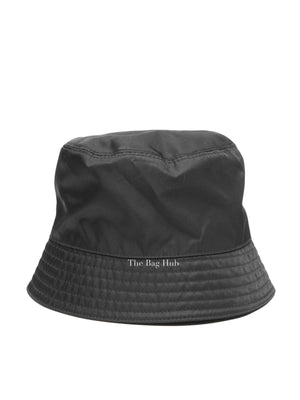 Prada Black Re-Nylon Bucket Hat M